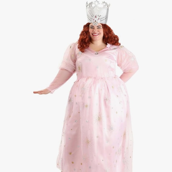Women’s Glinda costume with crown - Picture 1 of 7